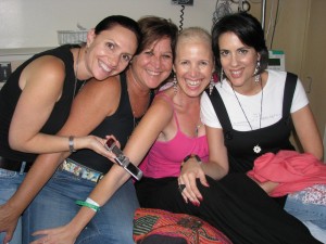 Chemo party with my angels